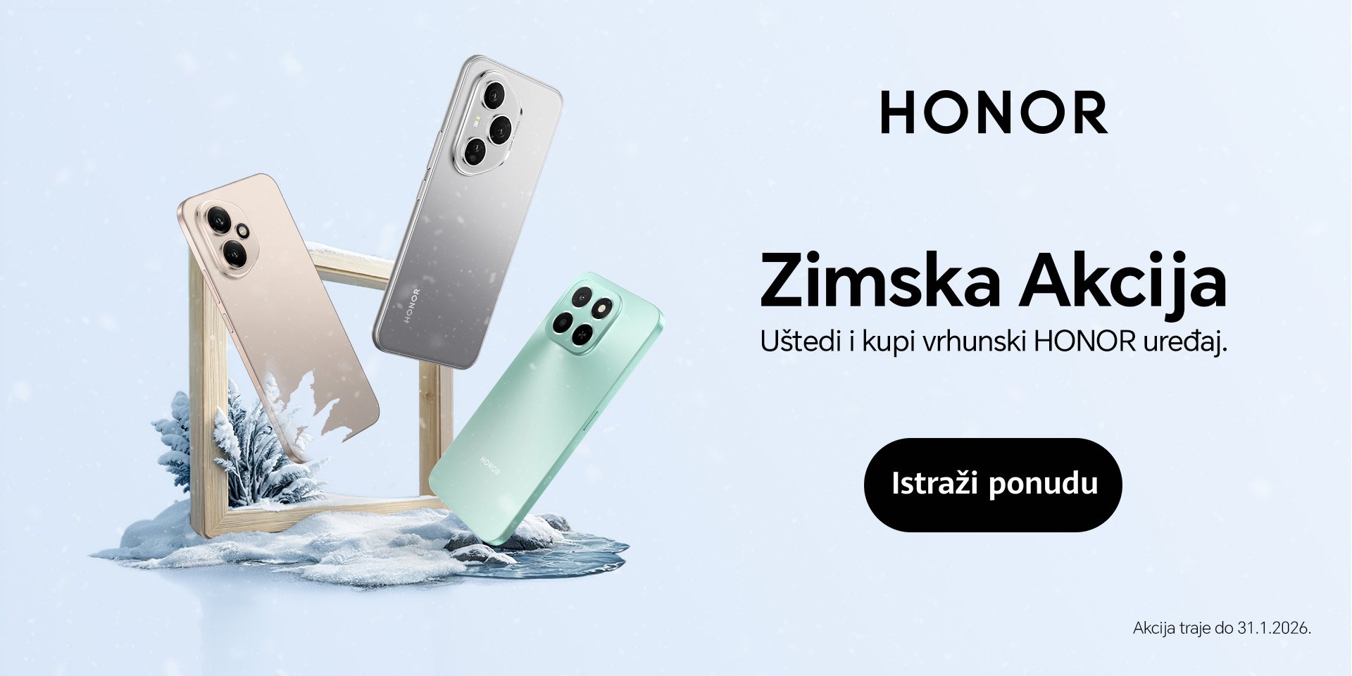  Honor zimska akcija mobitela